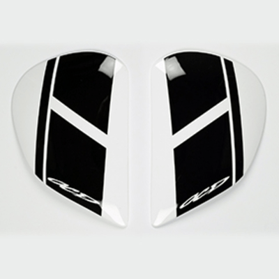 Equipement Quad & Motos - Accessoires quad et moto - PLATINE Écran SAMZ CAFE RACER WHITE CASQUE JET
