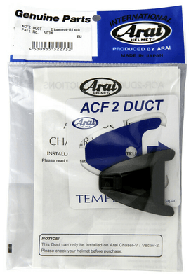 Equipement Quad & Motos - Accessoires quad et moto - Ventilation supérieure arrière ARAI Air Conductor Rear-2 Frost Black pour casques Chaser-V/Chaser-V PRO