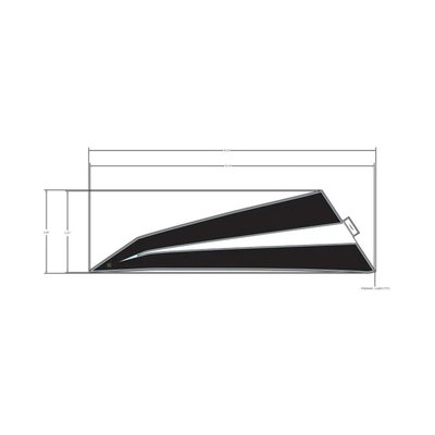 Pièces Quad & Motos - Pièces communes - DECAL-SIDE PANEL,LOWER,REAR,RH Polaris origine