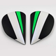 Plaques pivot ARAI Super AdSis J (LRS) Groove pour casque Rebel