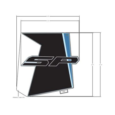 Pièces Quad & Motos - Pièces communes - DECAL-SIDE PANEL, SP ,RH Polaris origine