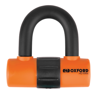 Pièces Quad & Motos - Transport - Garage - Paddock - Bloque-disque OXFORD HD MAX - Ø14mm orange - homologué Sold Secure Gold
