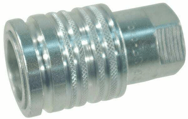 Pièces agricoles - Hydraulique - Coupleur femelle 3/8-3/8 BSP