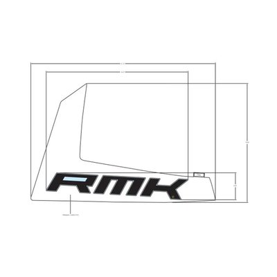 Pièces Quad & Motos - Pièces communes - DECAL-SIDE PANEL, RMK ,RH Polaris origine