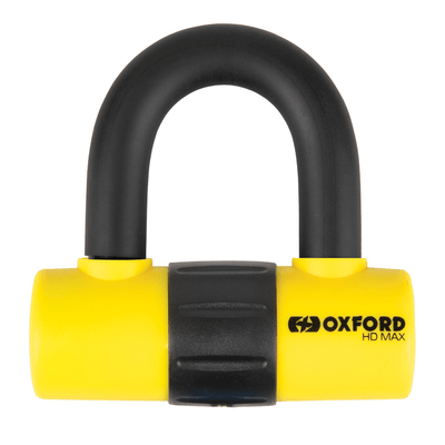 Pièces Quad & Motos - Transport - Garage - Paddock - Bloque-disque OXFORD HD MAX - Ø14mm jaune - homologué Sold Secure Gold