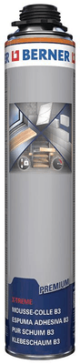 Equipement d'atelier - Equipement d'atelier divers - Mousse-colle PU X-Treme B3 Premium pistolable 750 ml (par 1)