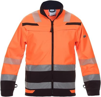 Vêtements et protections - Vêtement  - Veste Softshell, orange-noir, taille XL, EU : 56 Hydrowear