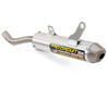 Silencieux PRO CIRCUIT 304 alu brossé/casquette inox Kawasaki KX125