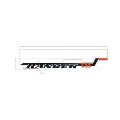 Pièces Quad & Motos - Pièces communes - DECAL-BOX,SIDE,RGR,LH Polaris origine
