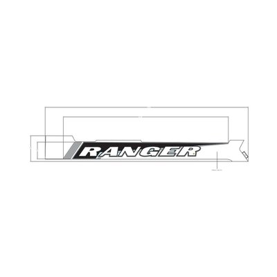 Pièces Quad & Motos - Pièces communes - DECAL-BOX,SIDE,RGR,LH Polaris origine