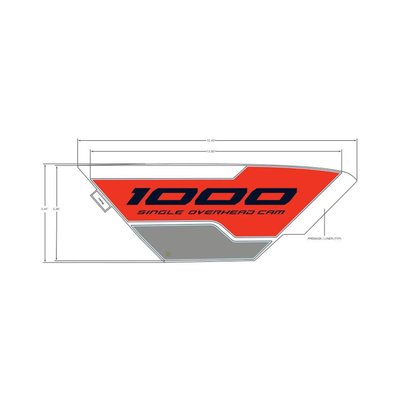 Pièces Quad & Motos - Pièces communes - DECAL-FR.FNDR,SIDE,1000,RH Polaris origine