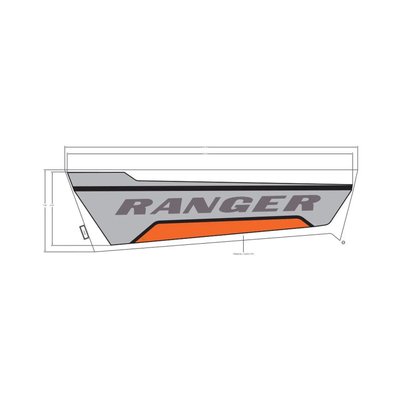 Pièces Quad & Motos - Pièces communes - DECAL-BOX,SIDE,RGR,LH Polaris origine