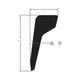 DECAL-FLEX HOLE COVER TAIL LH Polaris origine
