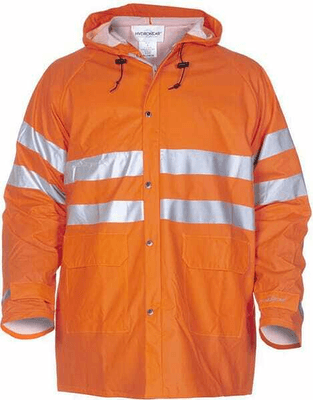 Vêtements et protections - Vêtement  - Manteau de pluie Oui, orange, taille 2XL, EU : 58-60 Hydrowear