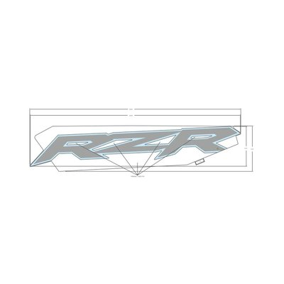 Pièces Quad & Motos - Pièces communes - DECAL-DOOR,MID,RZR,LH Polaris origine