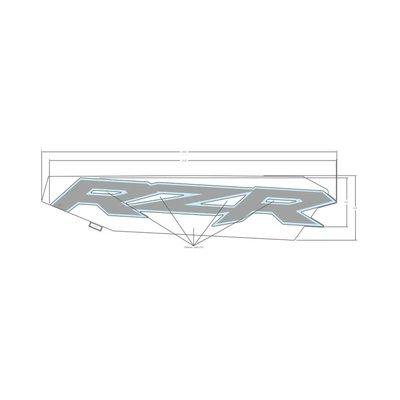 Pièces Quad & Motos - Pièces communes - DECAL-DOOR,MID,RZR,RH Polaris origine