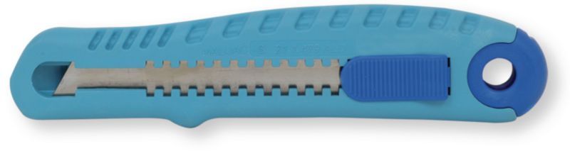 Equipement d'atelier - Equipement d'atelier divers - Cutter alimentaire détectable guide lame plastique lame inox non sécable 18 mm (par 1)