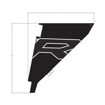 Pièces Quad & Motos - Pièces communes - DECAL-COVER,BOLSTER,LH Polaris origine