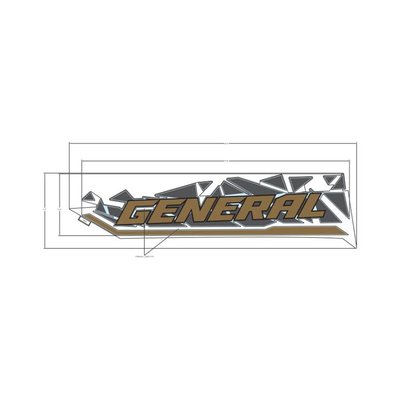 Pièces Quad & Motos - Pièces communes - DECAL-BOX,SIDE,RH Polaris origine