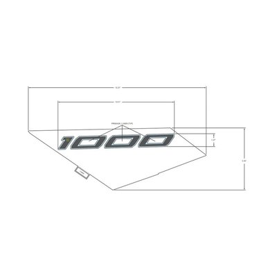Pièces Quad & Motos - Pièces communes - DECAL-FR.FNDR,TOP,1000,LH Polaris origine