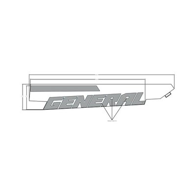 Pièces Quad & Motos - Pièces communes - DECAL-RR.DOOR,BACK,RH Polaris origine