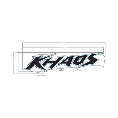 Pièces Quad & Motos - Pièces communes - DECAL-SD PNL TRIM, KHAOS ,RH Polaris origine