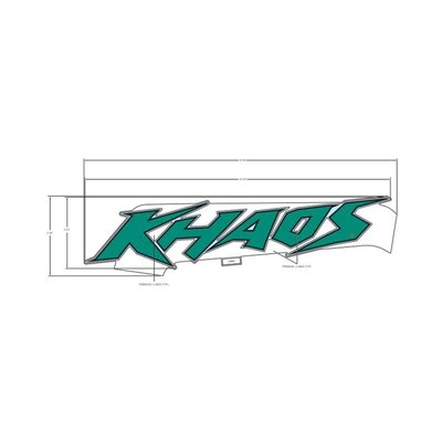Pièces Quad & Motos - Pièces communes - DECAL-SD PNL TRIM, KHAOS ,RH Polaris origine