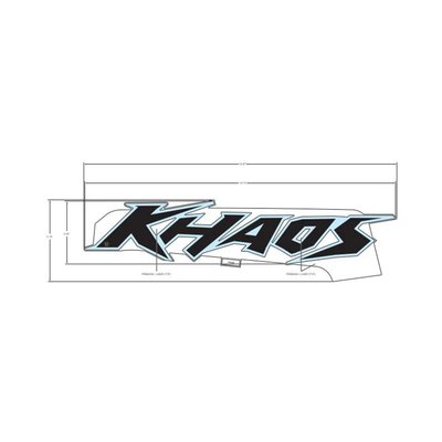 Pièces Quad & Motos - Pièces communes - DECAL-SD PNL TRIM, KHAOS ,LH Polaris origine