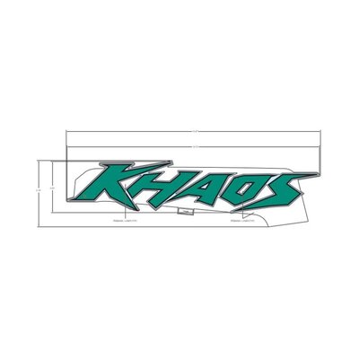 Pièces Quad & Motos - Pièces communes - DECAL-SD PNL TRIM, KHAOS ,LH Polaris origine