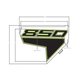 DECAL-SIDE PANEL, 850 ,LH Polaris origine