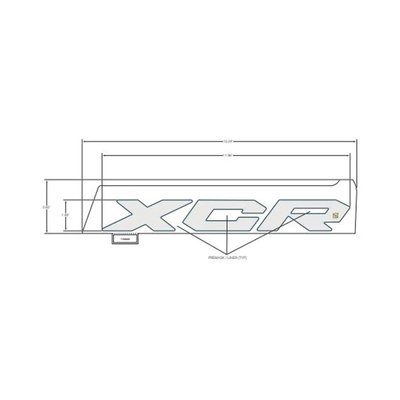 Pièces Quad & Motos - Pièces communes - DECAL-SIDE PANEL, XCR ,LH Polaris origine