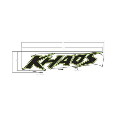 Pièces Quad & Motos - Pièces communes - DECAL-SD PNL TRIM, KHAOS ,RH Polaris origine