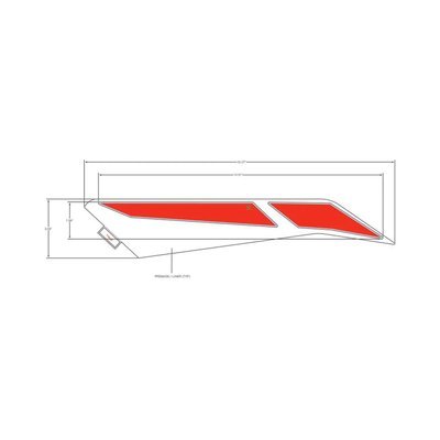 Pièces Quad & Motos - Pièces communes - DECAL-SIDE PANEL,UPPER,RH Polaris origine