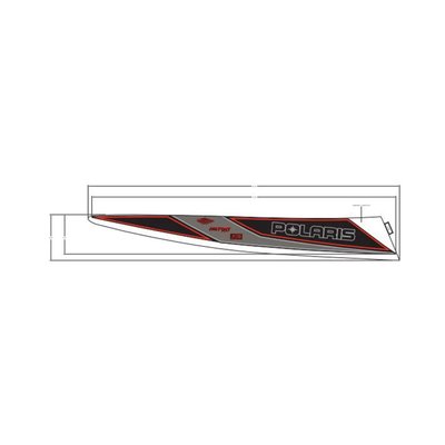 Pièces Quad & Motos - Pièces communes - DECAL-HOOD SIDE, POLARIS ,LH Polaris origine
