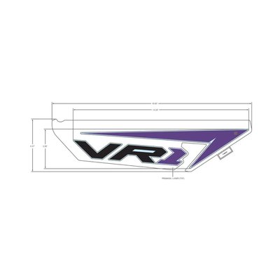 Pièces Quad & Motos - Pièces communes - DECAL-SIDE PANEL, VR1 ,RH Polaris origine