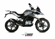Silencieux MIVV Delta Race Steel Black/casquette carbone BMW G310GS