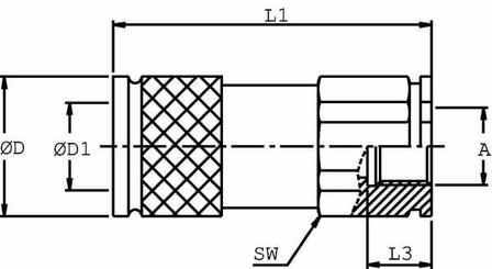 Pièces agricoles - Hydraulique - Coupleur face plane fem 1" - 1-1/4" BSP