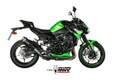 Silencieux MIVV Delta Race Steel Black/casquette carbone Kawasaki Z900