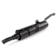 Silencieux KIMPEX Bolt-On anti retour acier noir