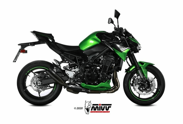 Pièces Quad & Motos - Pièces communes - Silencieux MIVV Double Gun Steel Black Kawasaki Z900