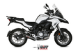 Silencieux MIVV Oval carbone/casquette carbone Benelli TRK 502