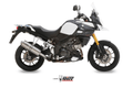 Silencieux MIVV Oval acier inox/casquette inox Suzuki