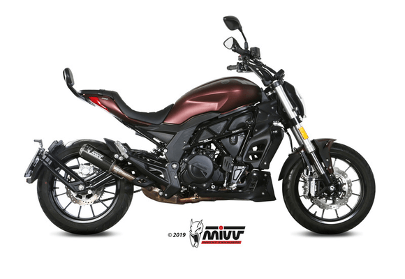 Pièces Quad & Motos - Pièces communes - Silencieux MIVV MK3 carbone/casquette inox Benelli 502C