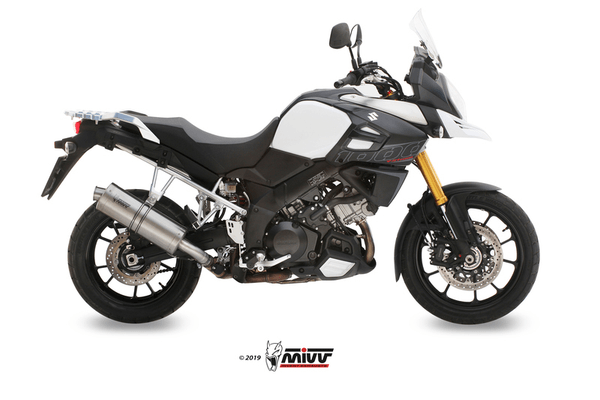 Pièces Quad & Motos - Pièces communes - Silencieux MIVV Oval acier inox/casquette inox Suzuki