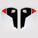 Platine écran ARAI VAS Competition Red casque intégral