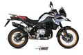Silencieux MIVV Suono Steel Black/casquette carbone BMW F850GS