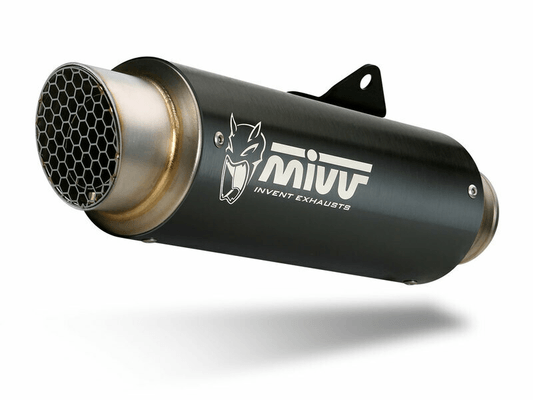 Pièces Quad & Motos - Pièces communes - Silencieux MIVV GP Pro Steel Black/casquette inox Ducati Monster 821