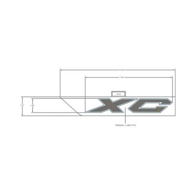 Pièces Quad & Motos - Pièces communes - DECAL-SIDE PANEL, XC ,RH Polaris origine
