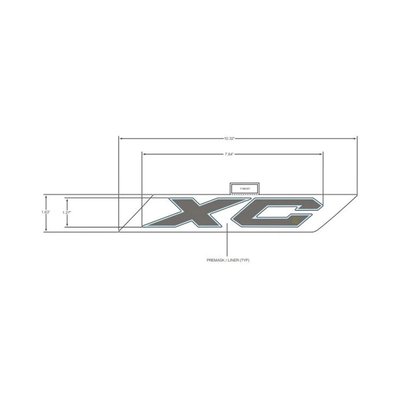 Pièces Quad & Motos - Pièces communes - DECAL-SIDE PANEL, XC ,LH Polaris origine