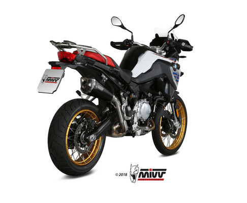 Pièces Quad & Motos - Pièces communes - Silencieux MIVV Delta Race Steel Black/casquette carbone BMW F850GS
